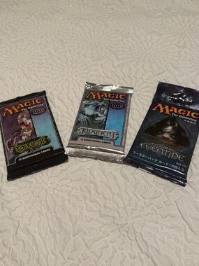 Magic The Gathering Vintage Sealed Booster Packs Set of 3